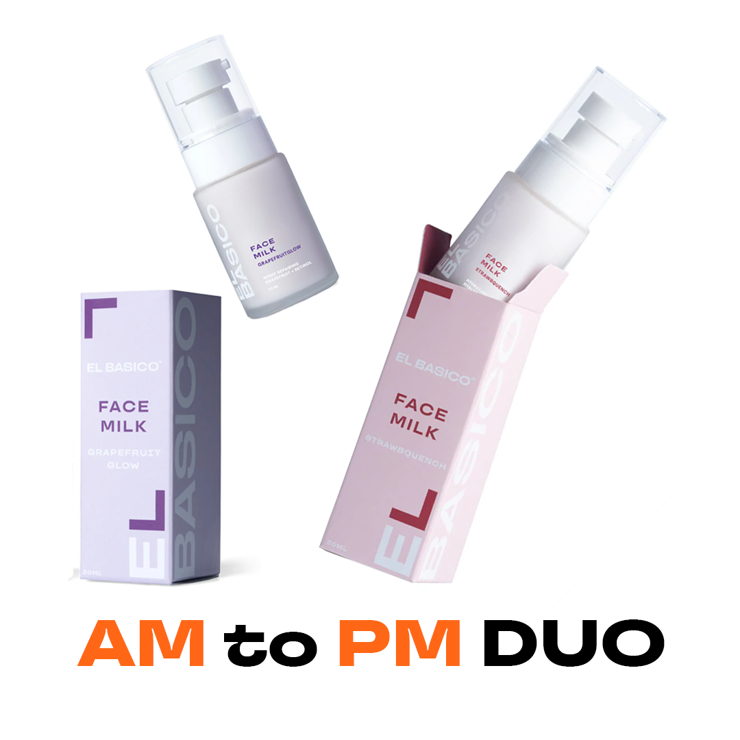 AM to PM Duo Bundle - Face Milks Serum Pack
