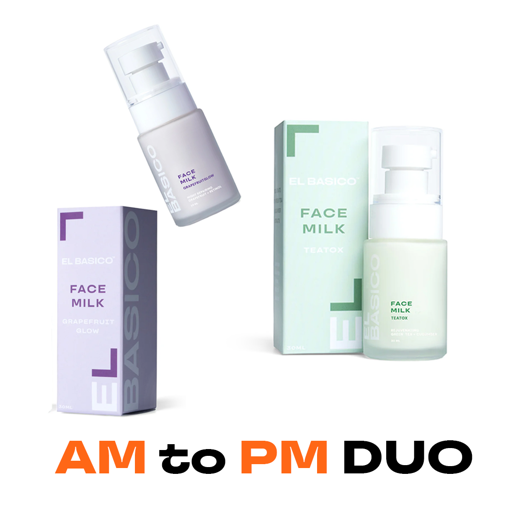 AM to PM Duo Bundle - Face Milks Serum Pack