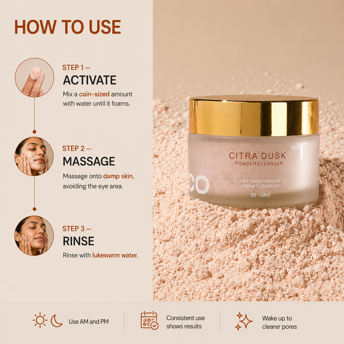 Oil Clear Powder Wash