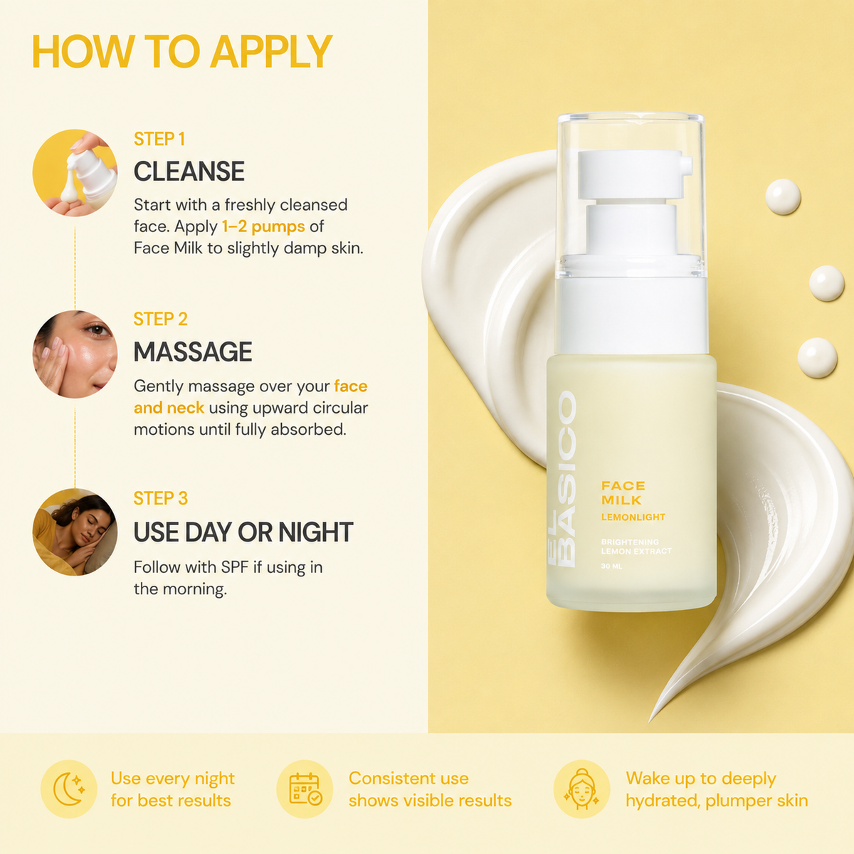 Brightening Face Milk Serum