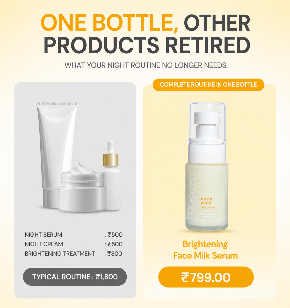 Brightening Face Milk Serum