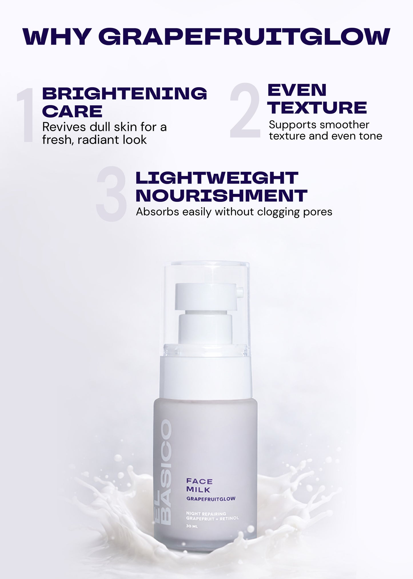 GrapefruitGlow Face Milk Serum