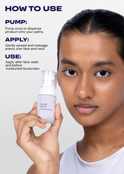 GrapefruitGlow Face Milk Serum