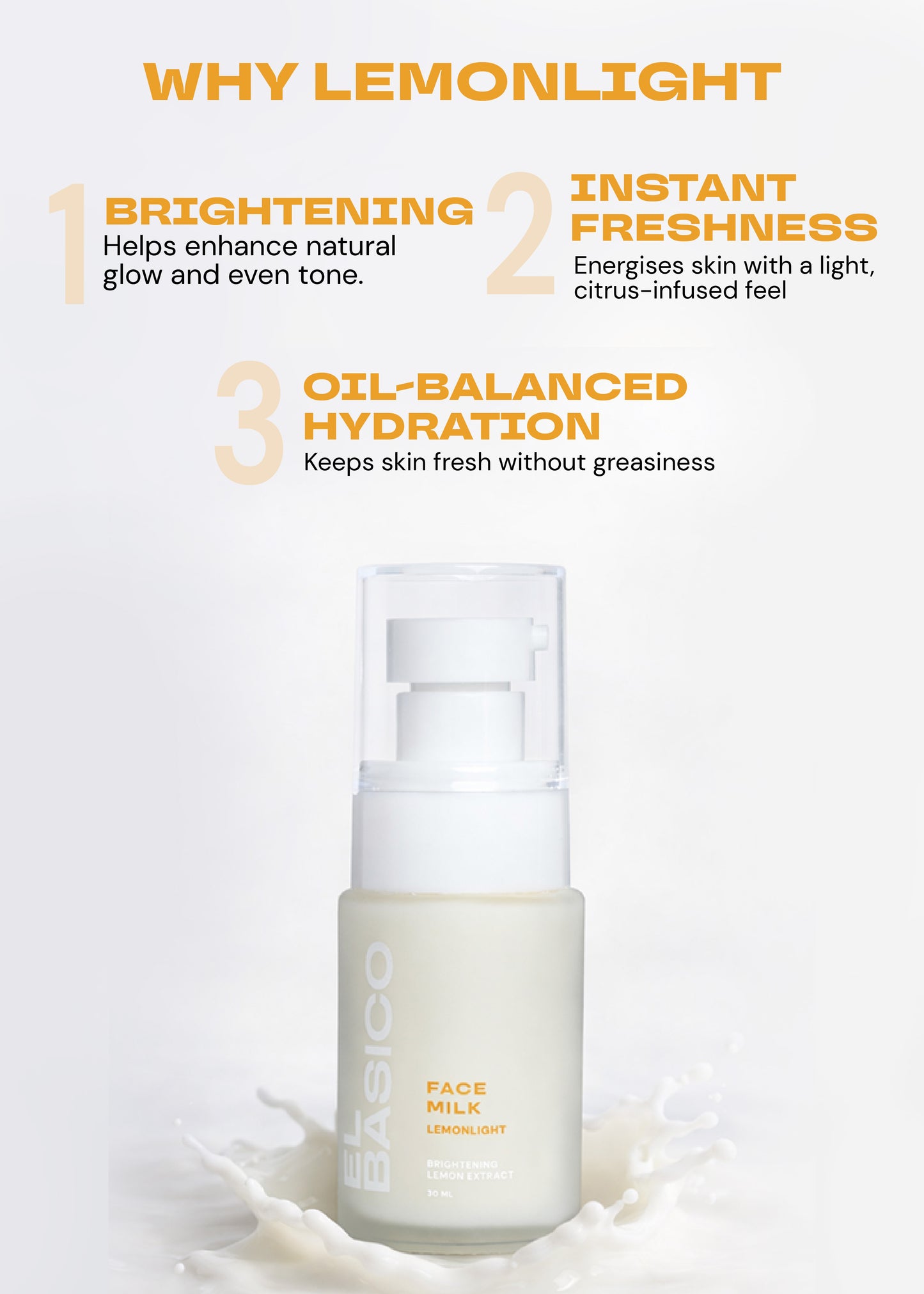 LemonLight Face Milk Serum