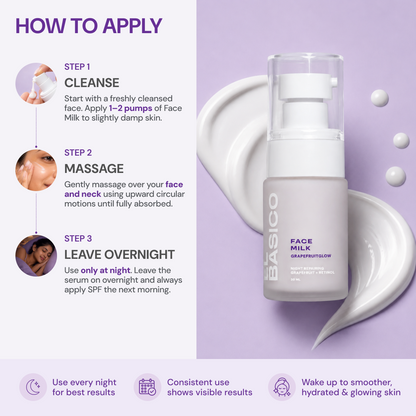 Overnight Glow Face Milk Serum